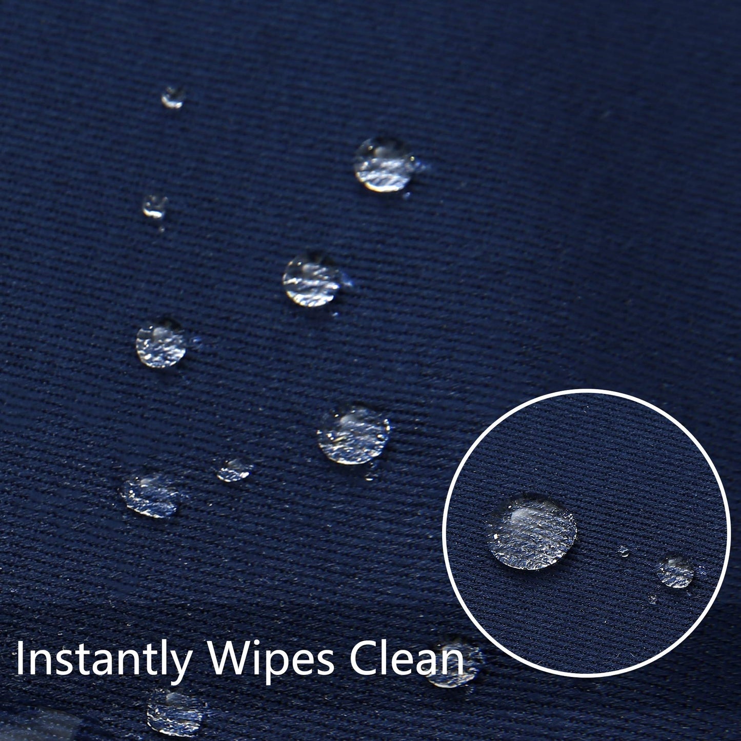 Obstal Rectangle Table Cloth, Oil-Proof Spill-Proof and Water Resistance Microfiber Tablecloth, Decorative Fabric Table Cover for Outdoor and Indoor Use (Navy Blue, 60 x 102 Inch)