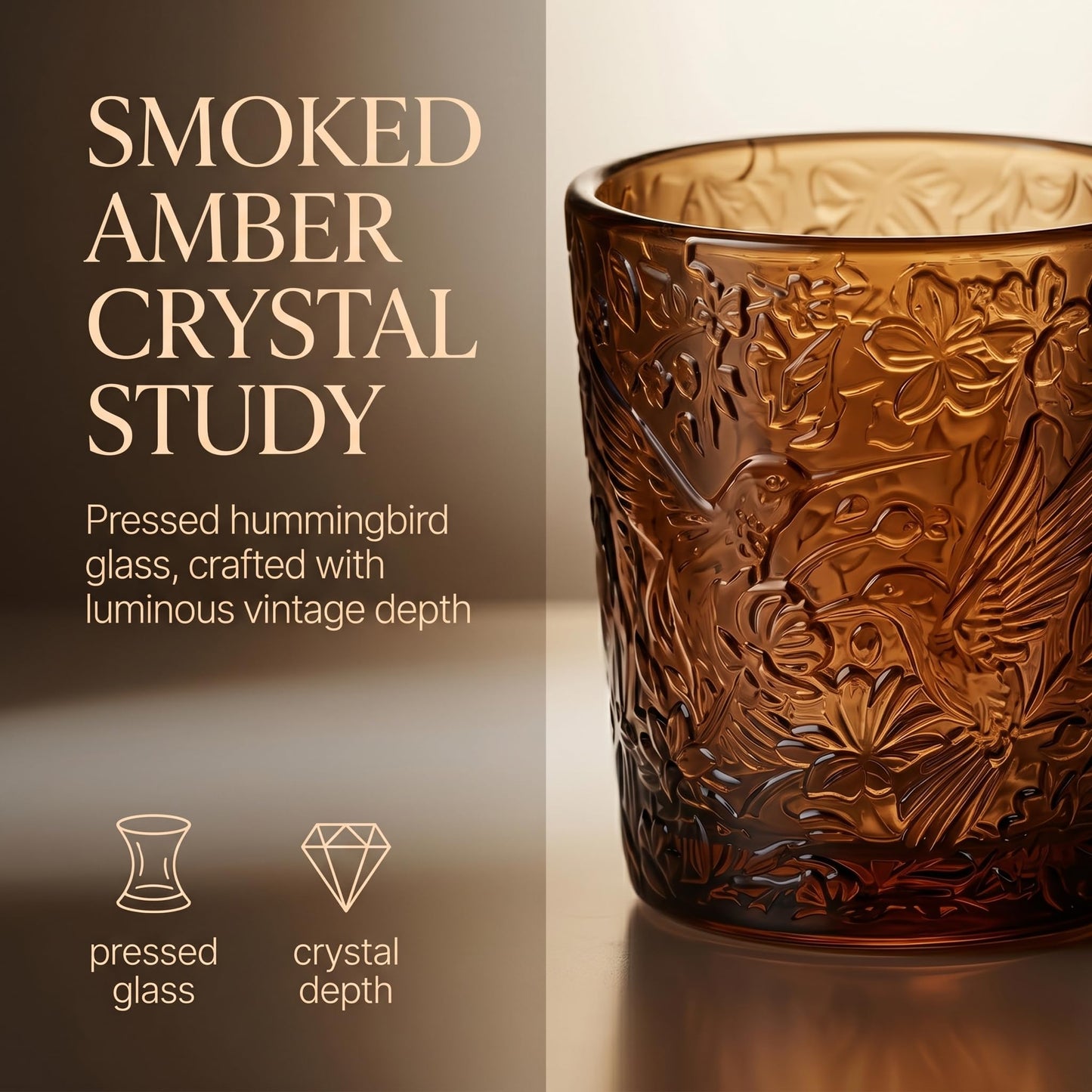 Mocha Hummingbird Tealight Holders, 6 Pack