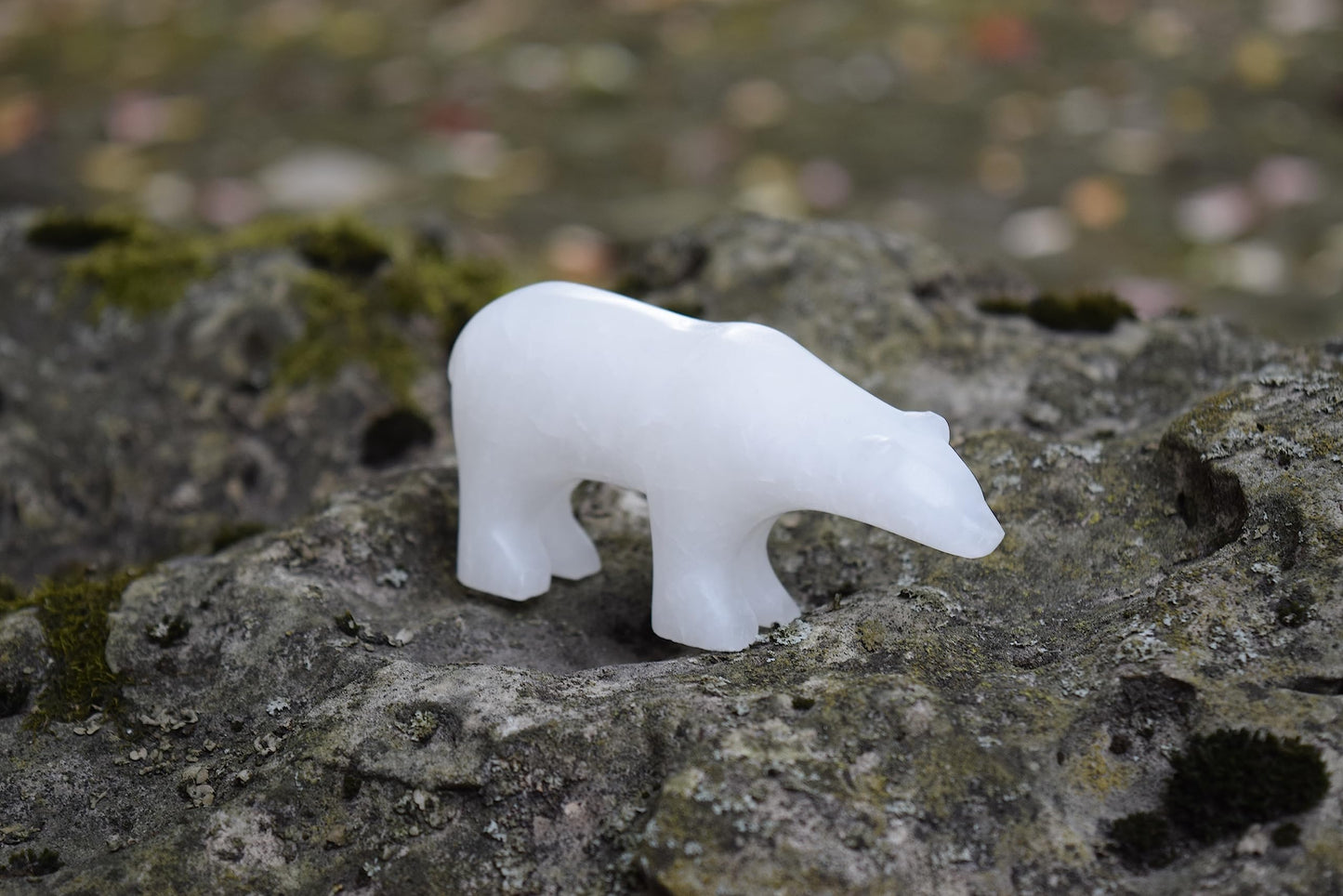 STUDIOSTONE CREATIVE DIY Arts & Crafts Carving Kit Kids Adults Polar Bear Alabaster Sculpture Soapstone