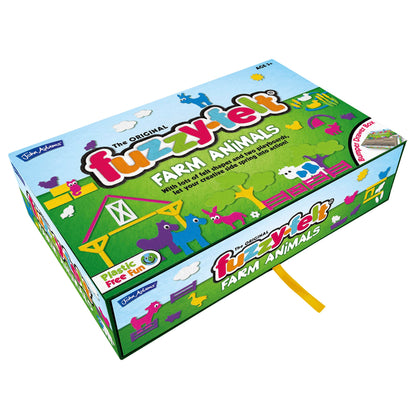 John Adams | The Original Fuzzy-Felt: Farm Animals - Let your creative side spring into action | Preschool toy| Ages 3+
