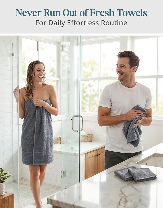 Casa Platino Premium Cotton Towels Set