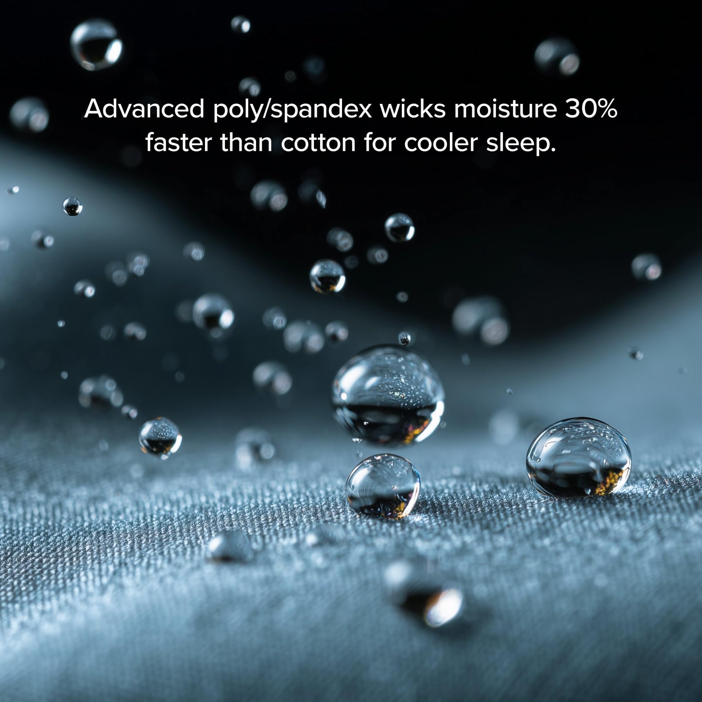 Bare Home Cooling Performance Jersey Knit Stretch Sheet Set, Moisture-Wicking & Breathable, 4-Way Stretch Bed Sheets, Envelope Pillowcases (Full, White)