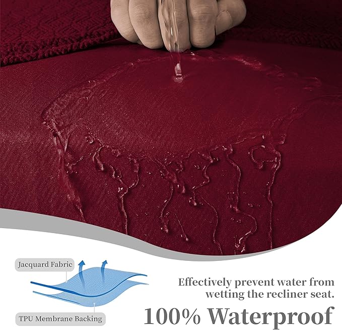 100% Waterproof Sectional Recliner Couch Covers