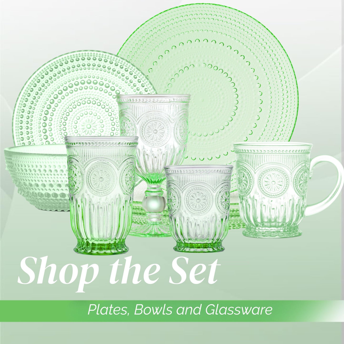 Yungala Green Glass Bowl