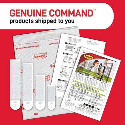 Command Picture Hanging Strips, Value Pack - 8 Pairs of Medium (16 Strips), 8 Pairs of Large (16 Strips) - For Pictures, Frames, Mirrors, Wall décor - Damage Free Hanging