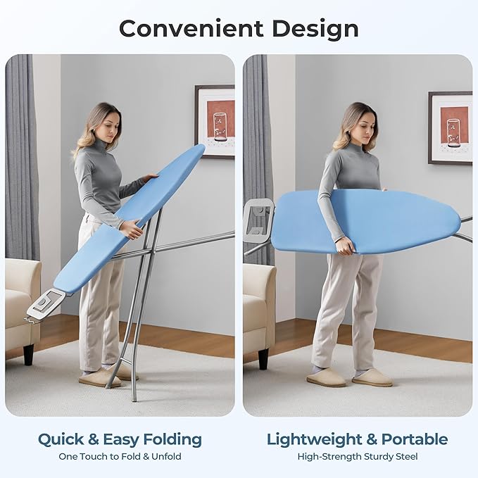 Yaheetech Foldable Ironing Board, Heavy Duty Iron Board