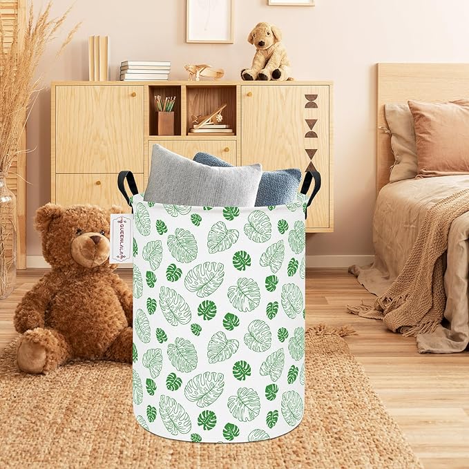 QUEENLALA Large Storage Basket, Laundry Hamper/Bathroom/Home Decor/Collapsible