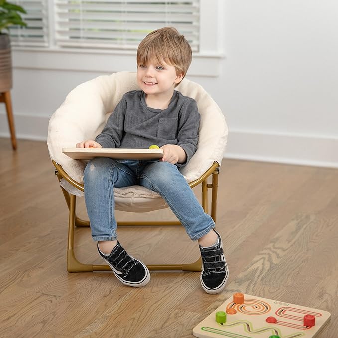Flash Furniture Gwen Kids Cozy Mini Folding Saucer Chair