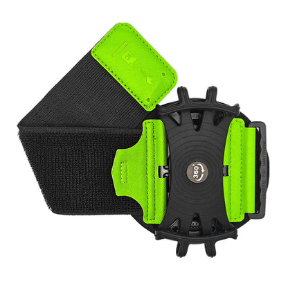 Wristband Phone Holder for Running,【360° Rotatable & Upgrade Anti-Drop】 Suitable for Mobile Phones（Fits All 4-6.5 Inch）, scanners, Portable Computers, and PDAs(Green)