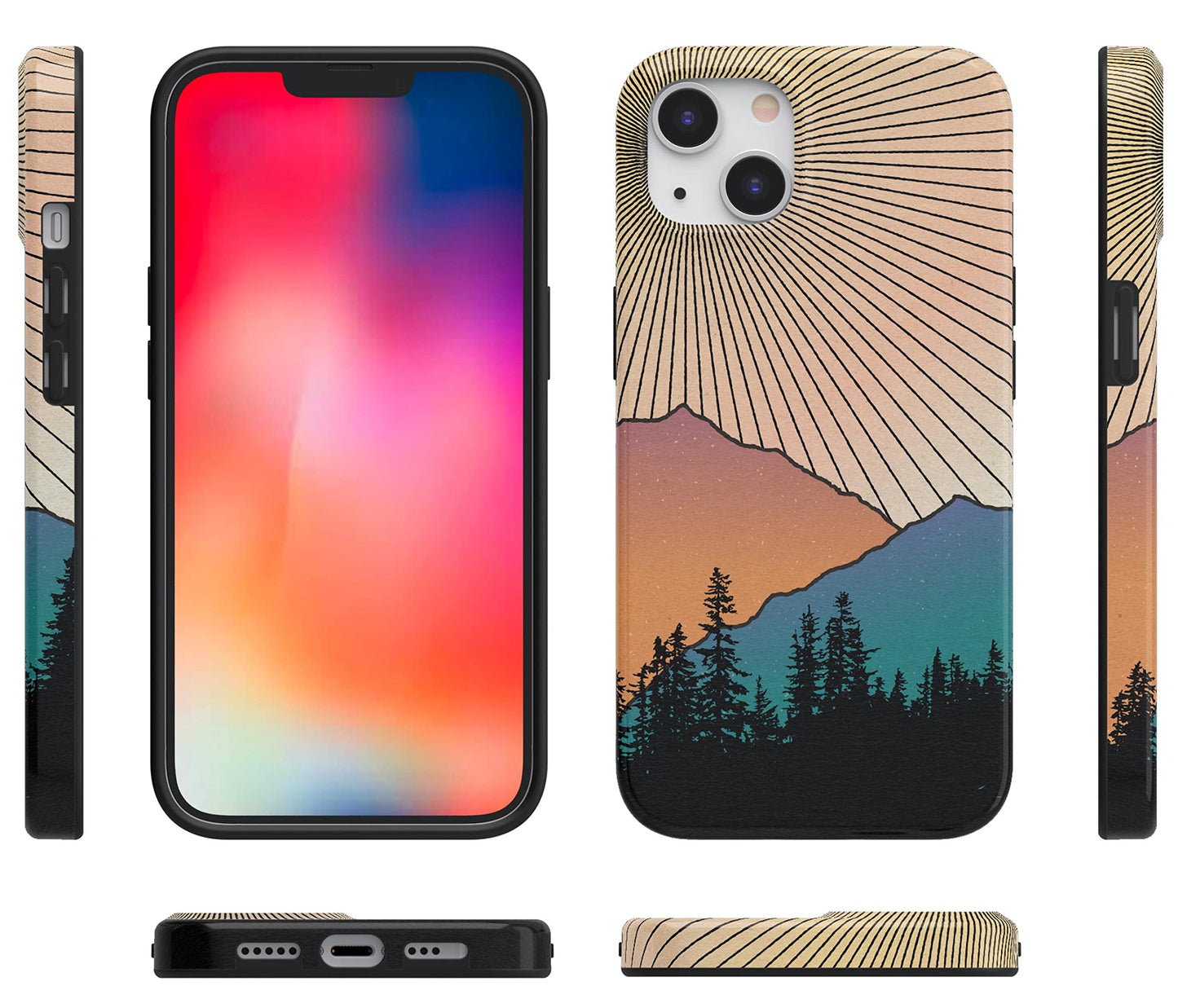 Casely iPhone 13 Case | Fit Check | Neutral Checkerboard | Compatible with MagSafe | Classic Ultra Slim Design