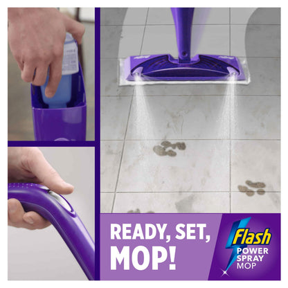 Flash Power Spray Mop Floor Cleaner Multi-Surface Cleaning Liquid Enchanted Wildflowers 5L (1.25L x4)
