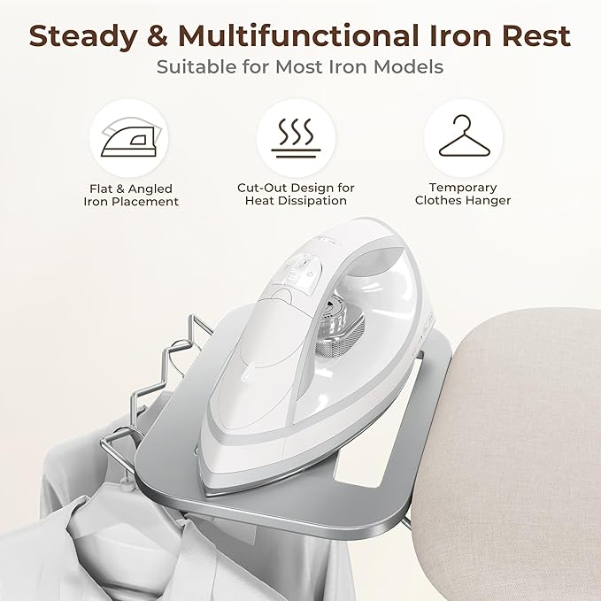 Yaheetech Foldable Ironing Board, Heavy Duty Iron Board