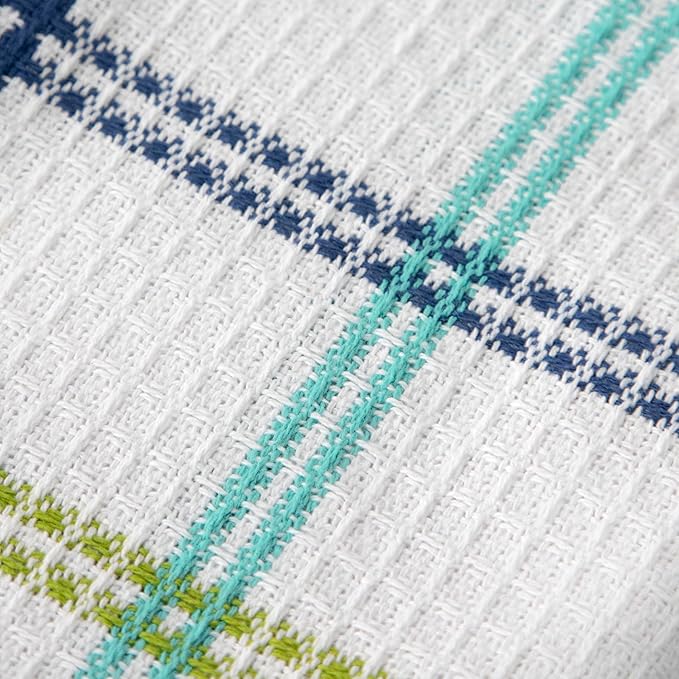 T-Fal Premium Waffle Dish Cloths, Super Soft Long Lasting 100% Cotton Flat