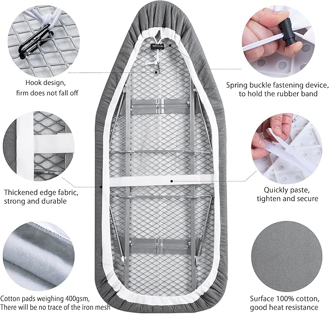 Small Ironing Board Cover Scorch Resistant, Table top Ironing Cover