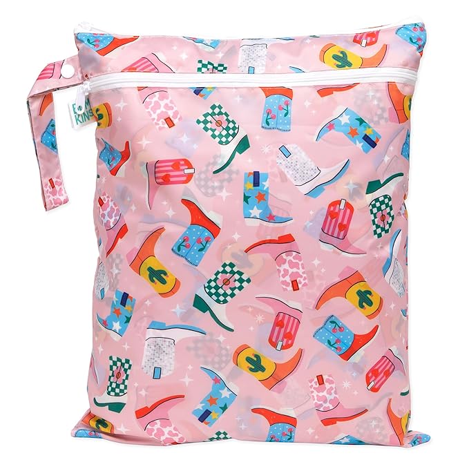 Bumkins Waterproof Wet Dry Bag for Baby, Swim Suit, Cloth Diaper, Pump Parts