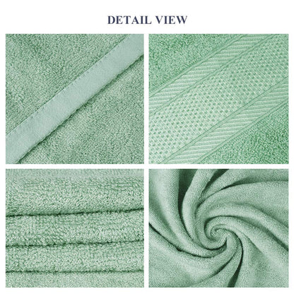 Yoofoss Bamboo Bath Towels 2 Pack Towel Set 500 GSM 70 x 140 cm Extra Large Bath Towels Super Soft & Highly Absorbent Bath Sheets Highly Absorbent and Quick Dry