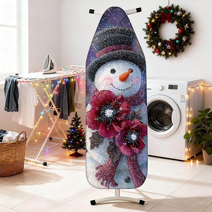 Nuxovilar Ironing Board Cover Winter Snowman
