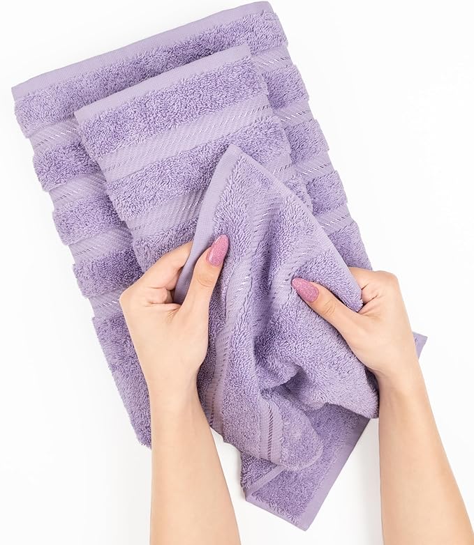 American Soft Linen Premium 3 Piece Towel Set, 1 Bath Towel 1 Hand Towel 1