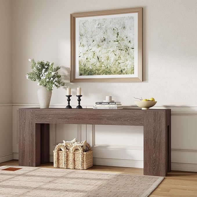 Epecoya Extra Long Sofa Console Table