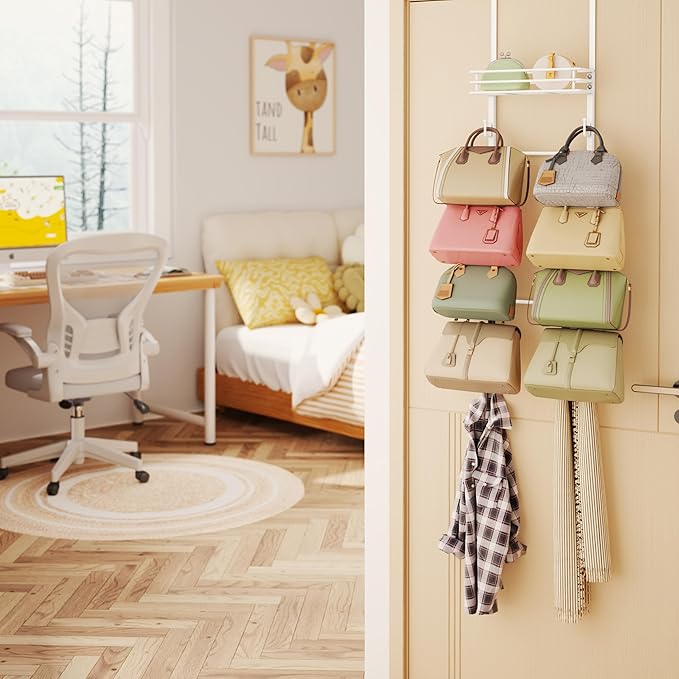 HapiRm Over The Door Purse Organizer