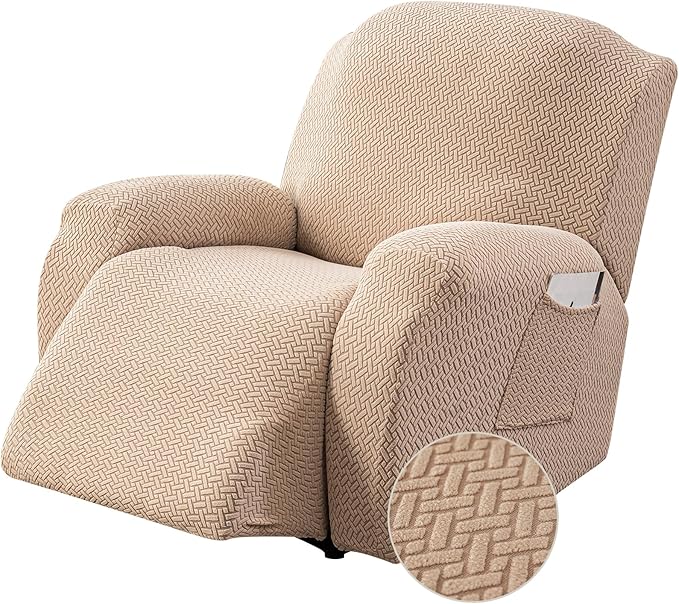 Genina Recliner Chair Cover, Stretch Reclining Chair Covers, Recliner Sofa