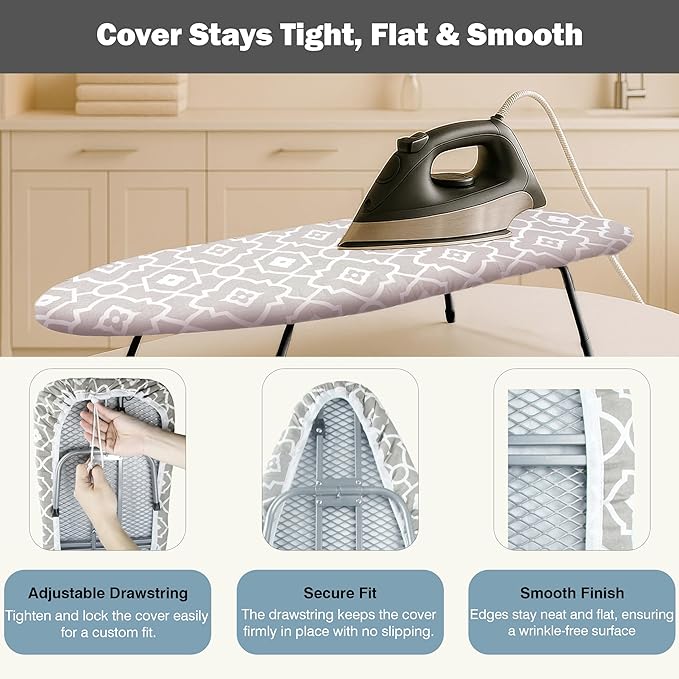 Small Ironing Board Cover and Pad 12"x32" Small Iron Board Cover