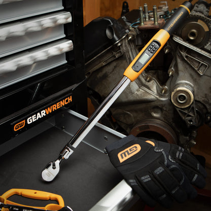 GEARWRENCH "1/2" Flex Head Electronic Torque Wrench with Angle 25-250 ft/lbs. - 85079