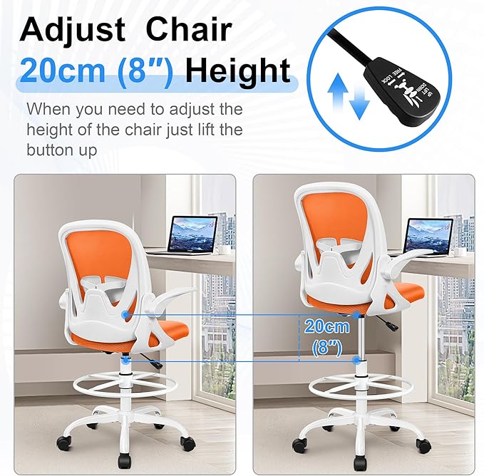 Primy Drafting Chair Tall Office Chair