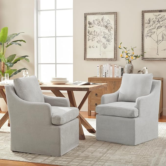 VKNOW Upholstered Dining Chairs, Modern Kitchen Chairs Dinner Chairs