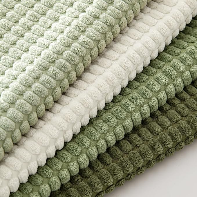 MIULEE Modern Farmhouse Decorative Spring Pillow Covers 18x18 Inch Set of 4