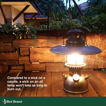 Bird Brand Clear Lamp Oil for Indoor & Outdoor Use, Smokeless Fuel, 3 x 1 Litre