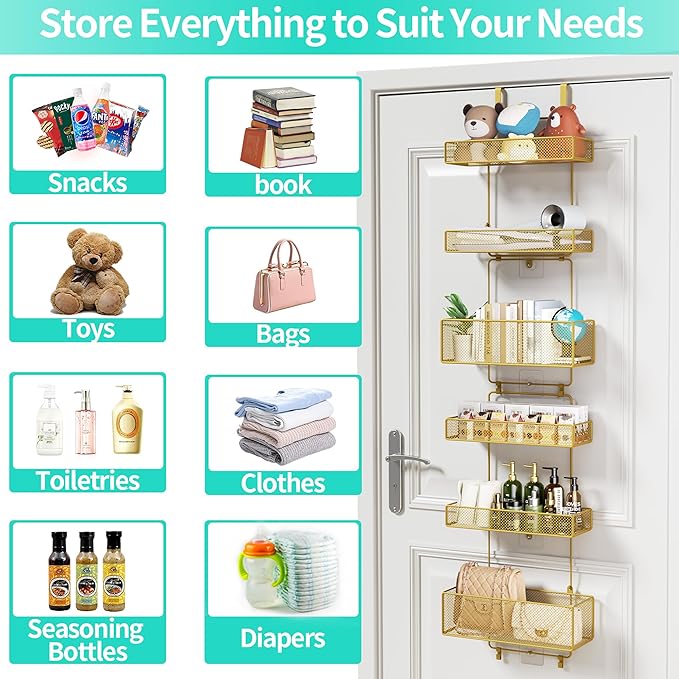 HapiRm Over Door Organizer Storage