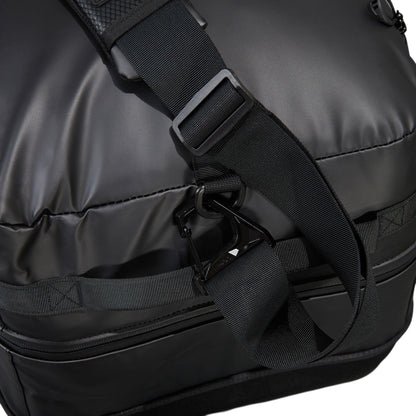 SIDIO Duffel Bag With Storage Bin - Heavy Duty Storage Crate Carrier - Includes Travel Bag, Full-Size Standard Container, and Two Dividers Compatible Organizer Bins (Black)