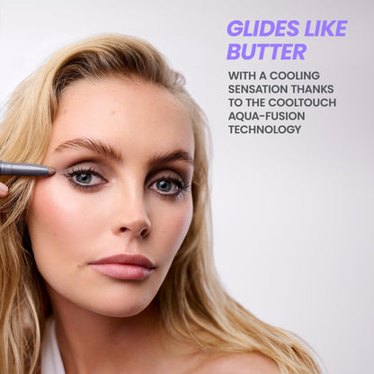 Wonderskin IYKYK Eyeshadow Stick - Longwear Eye Shadow Sticks, Budge-Proof and Waterproof Matte Eyeshadow Stick with Built-in Sharpener (Mink)