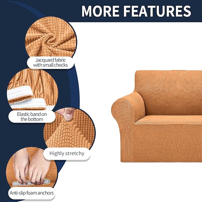 Cupuamon 2026 New Stretch Chair Sofa Slipcovers Couch Cover