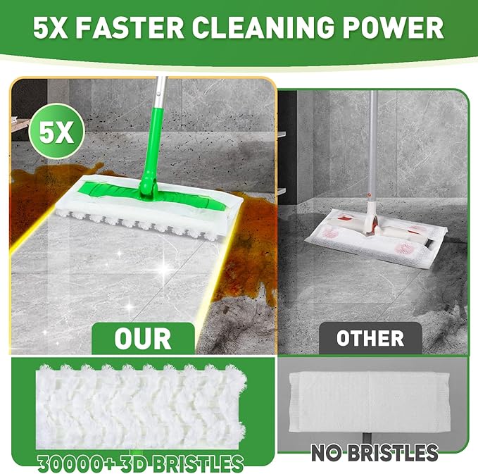 100ct Dry Sweeping Cloths for Swiffer Sweeper Mop, Heavy Duty Microfiber Duster