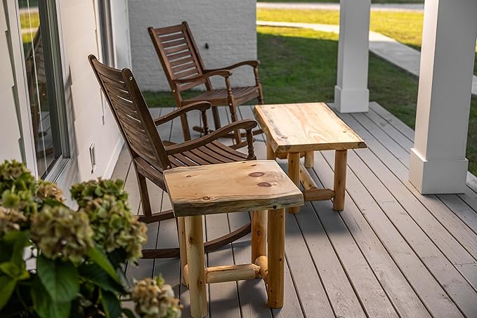 Live Edge Log Rustic Coffee Table