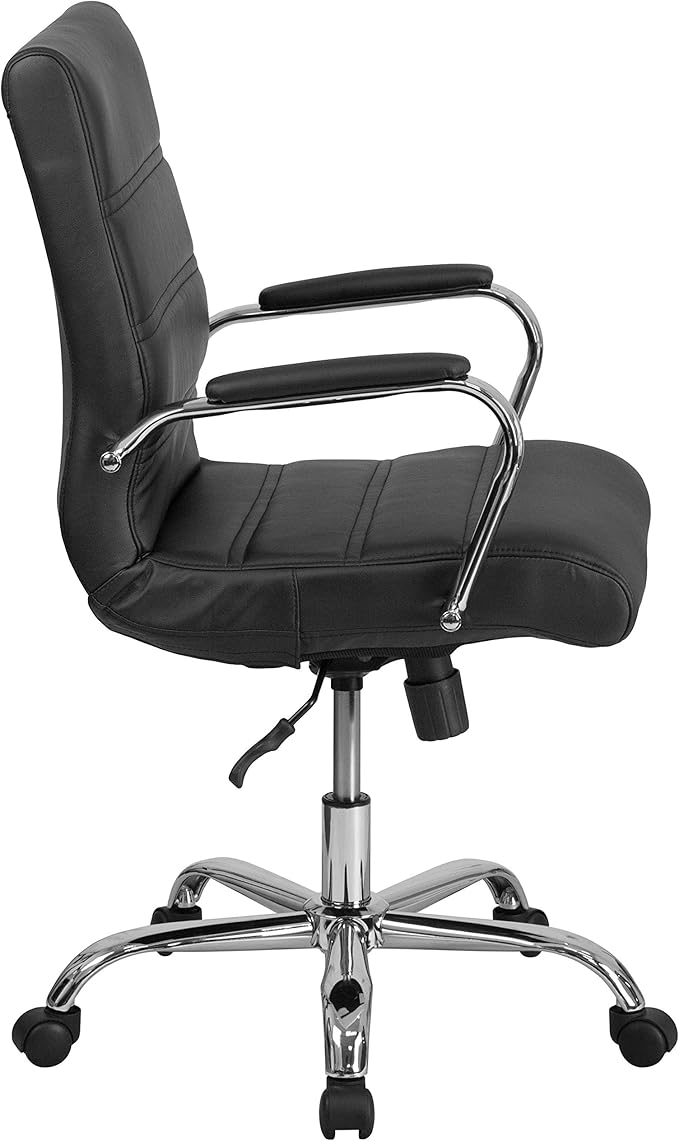 Flash Furniture Whitney Mid-Back Swivel LeatherSoft Desk Chair