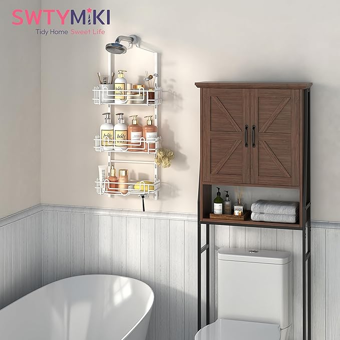 SWTYMIKI Shower Caddy Hanging Organizer