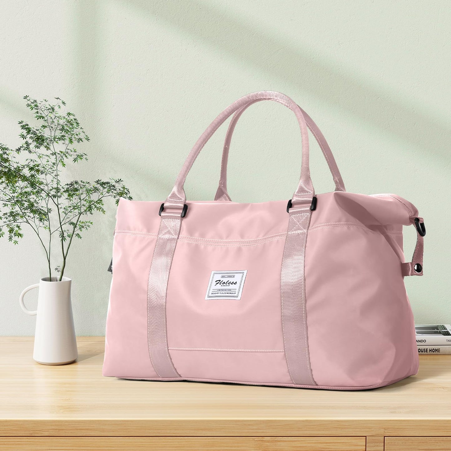 Travel Duffel Bag,Sports Tote Gym Bag,Shoulder Weekender Overnight Bag for Women