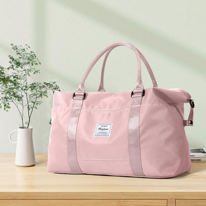 Travel Duffel Bag,Sports Tote Gym Bag,Shoulder Weekender Overnight Bag for Women