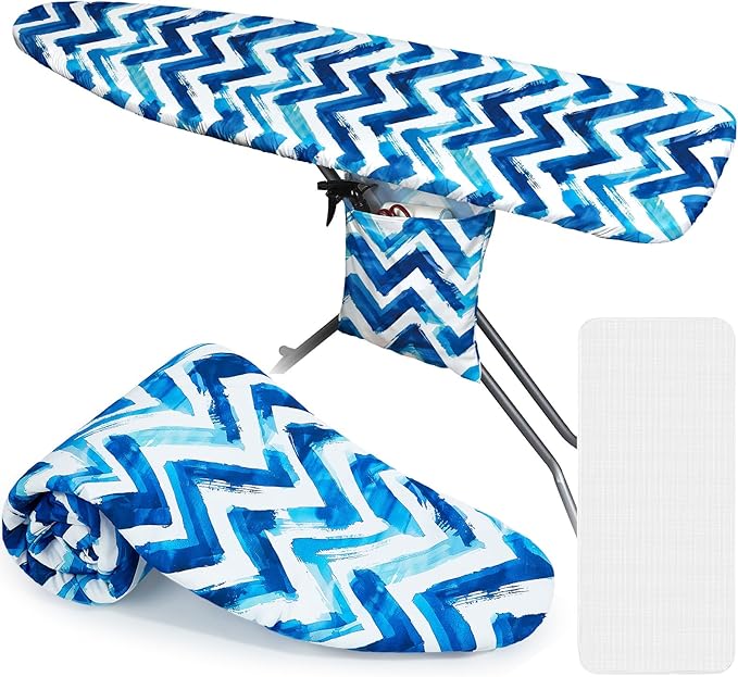 FIOBEE Ironing Board Cover and Pad Extra Thick Iron Board Pad
