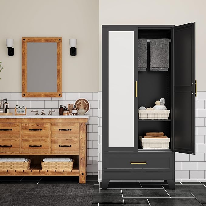 erosoei 71" H Metal Armoire Wardrobe Closet