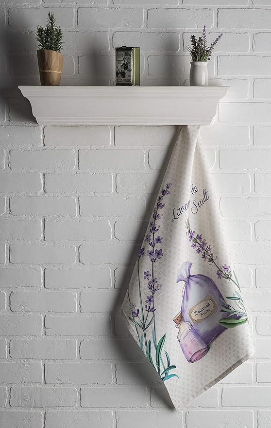 Maison d' Hermine Kitchen Towels Set of 3 100% Cotton 27.50" x 20" Reusable