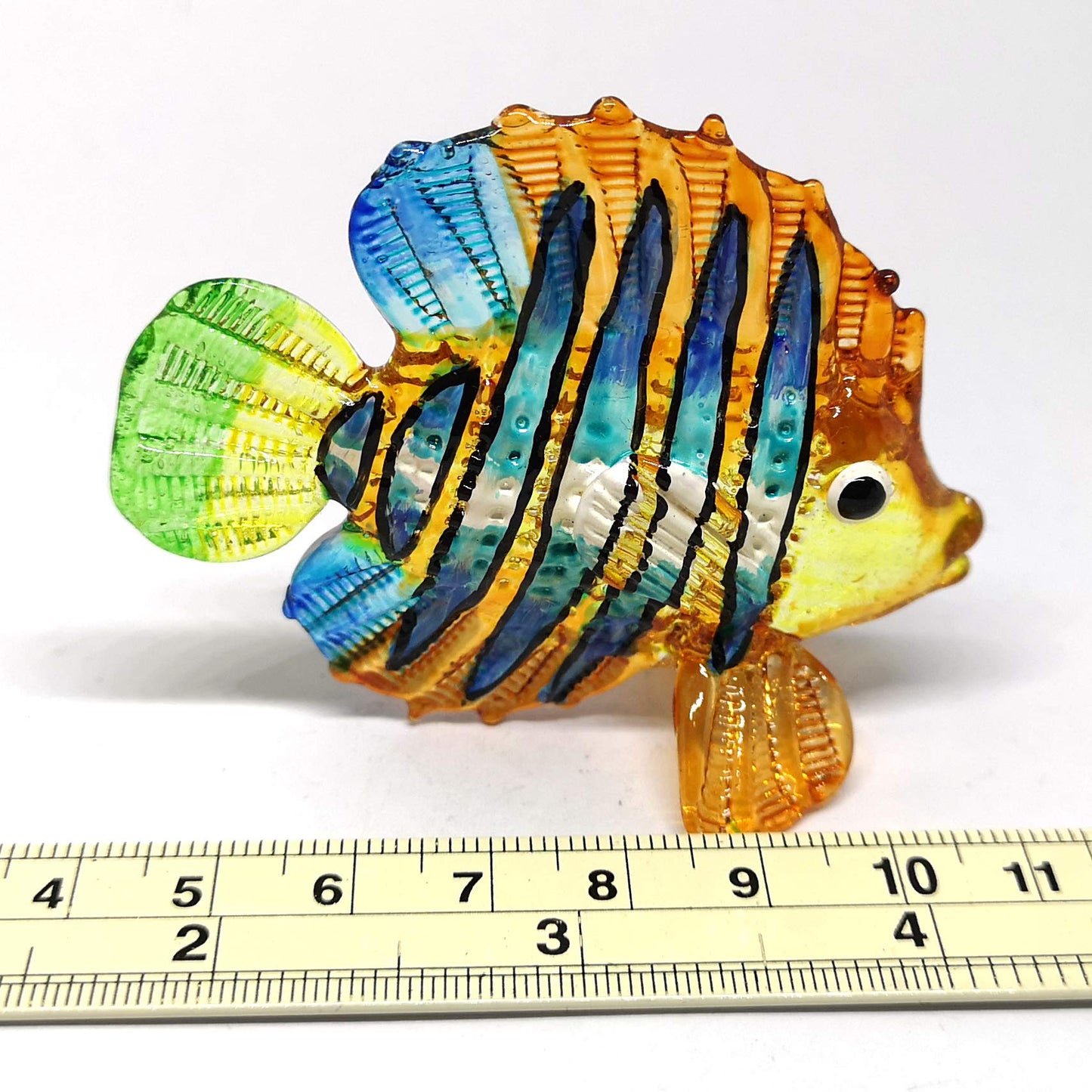 ZOOCRAFT Aquarium Handicraft Miniature Hand Blown Glass Fish Figurine Collectibles