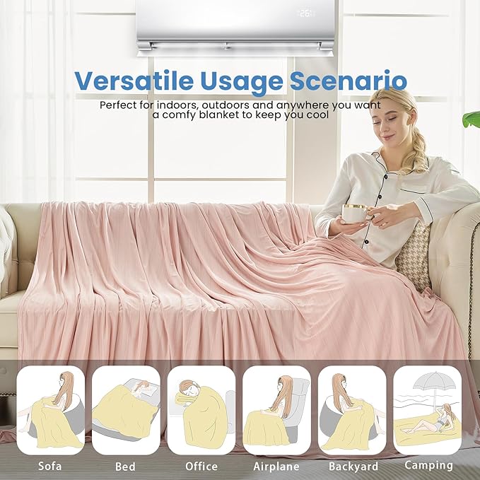 OIGAE Cooling Blanket for Hot Sleepers