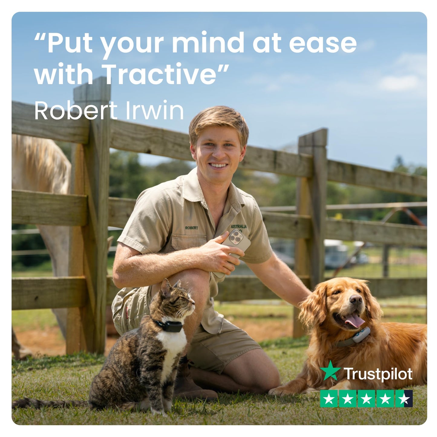 Tractive Mini GPS Cat Tracker | Market Leader | Real-Time Location Tracking | Location History | Monitor Activity | Collar Included