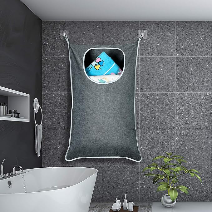 2PCS HangingLaundry bags, Over DoorLaundry wash bags