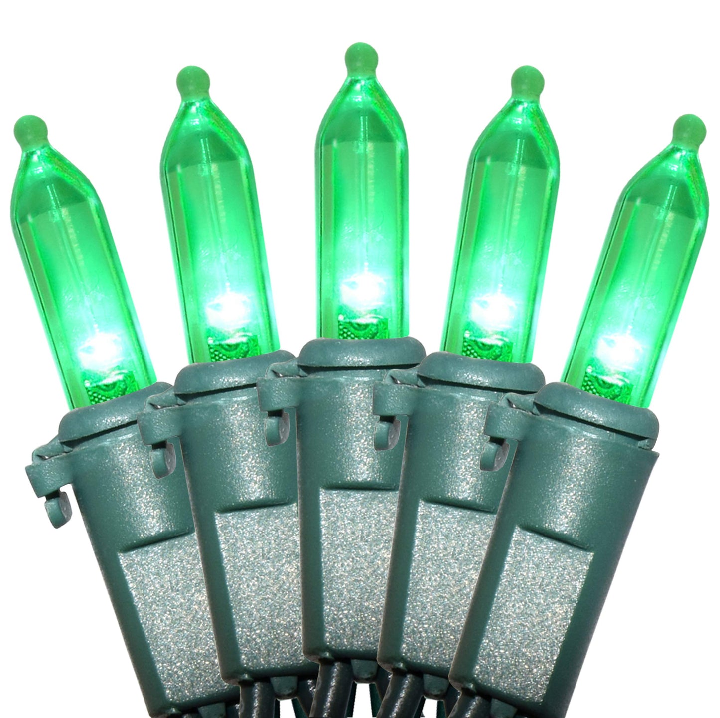 Holiday Essence 100 LED Green St Patrick's Day Christmas String Lights, 26.9 Ft Green Wire String Lights for Indoor and Outdoor Decorative Use Patio and Tree Décor UL Certified