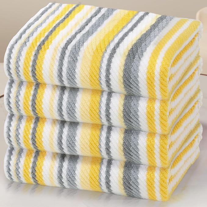 Quick Dry Bath Towels for Bathroom, 4 Pack 28"x52"